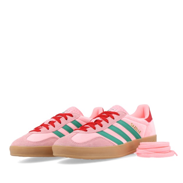 adidas Originals Gazelle Indoor W Court Green / Glow Pink / Gum