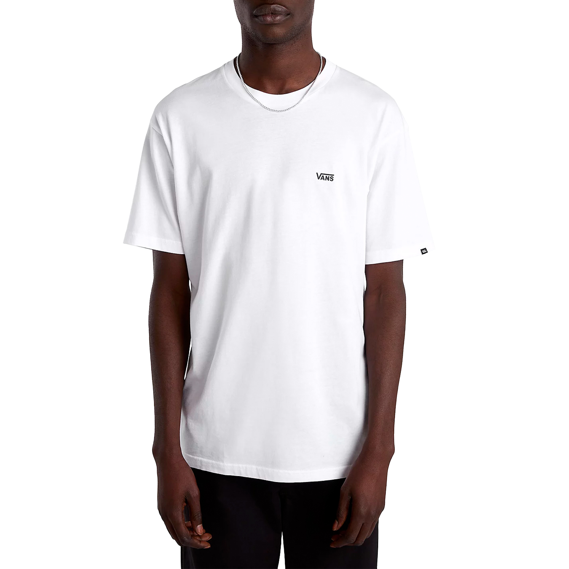 Vans T-shirt Mn Left Chest Logo T White/bl