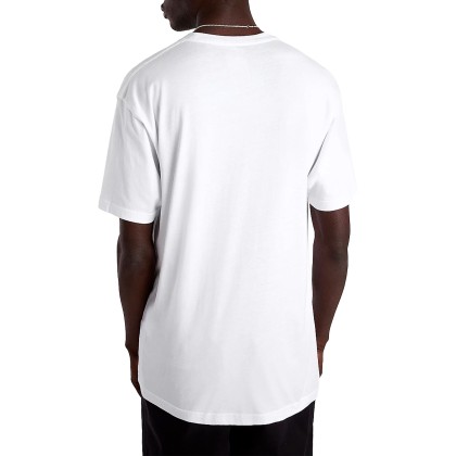 Vans T-shirt Mn Left Chest Logo T White/bl Vans T-shirt Mn Left Chest Logo T White/bl