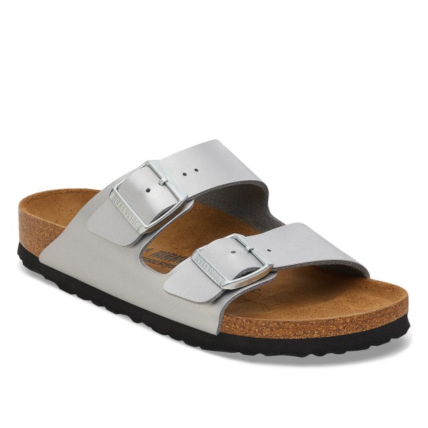 Birkenstock Arizona Bs Silver Narrow Fit
