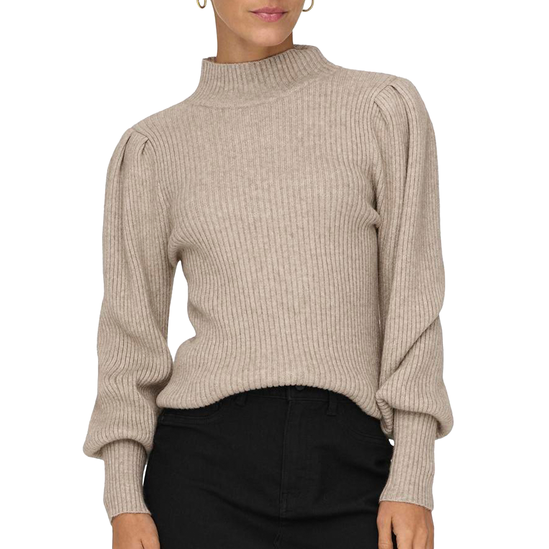 Only Pullover Fem Knit Vi50/nyl27/pl23