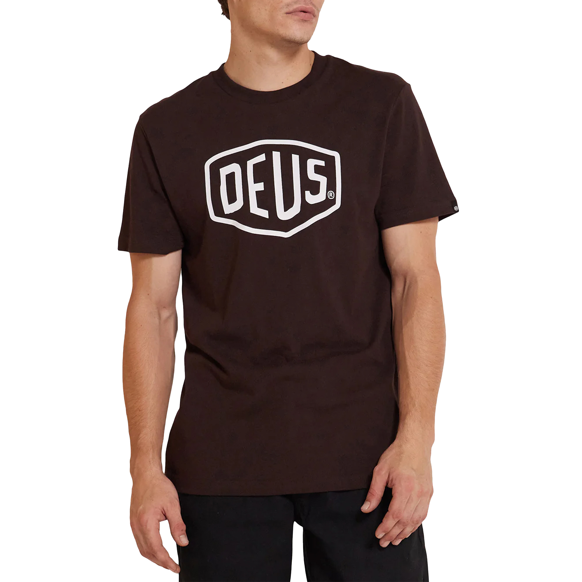 Deus Ex Machina T-shirt Shield Choc Brown
