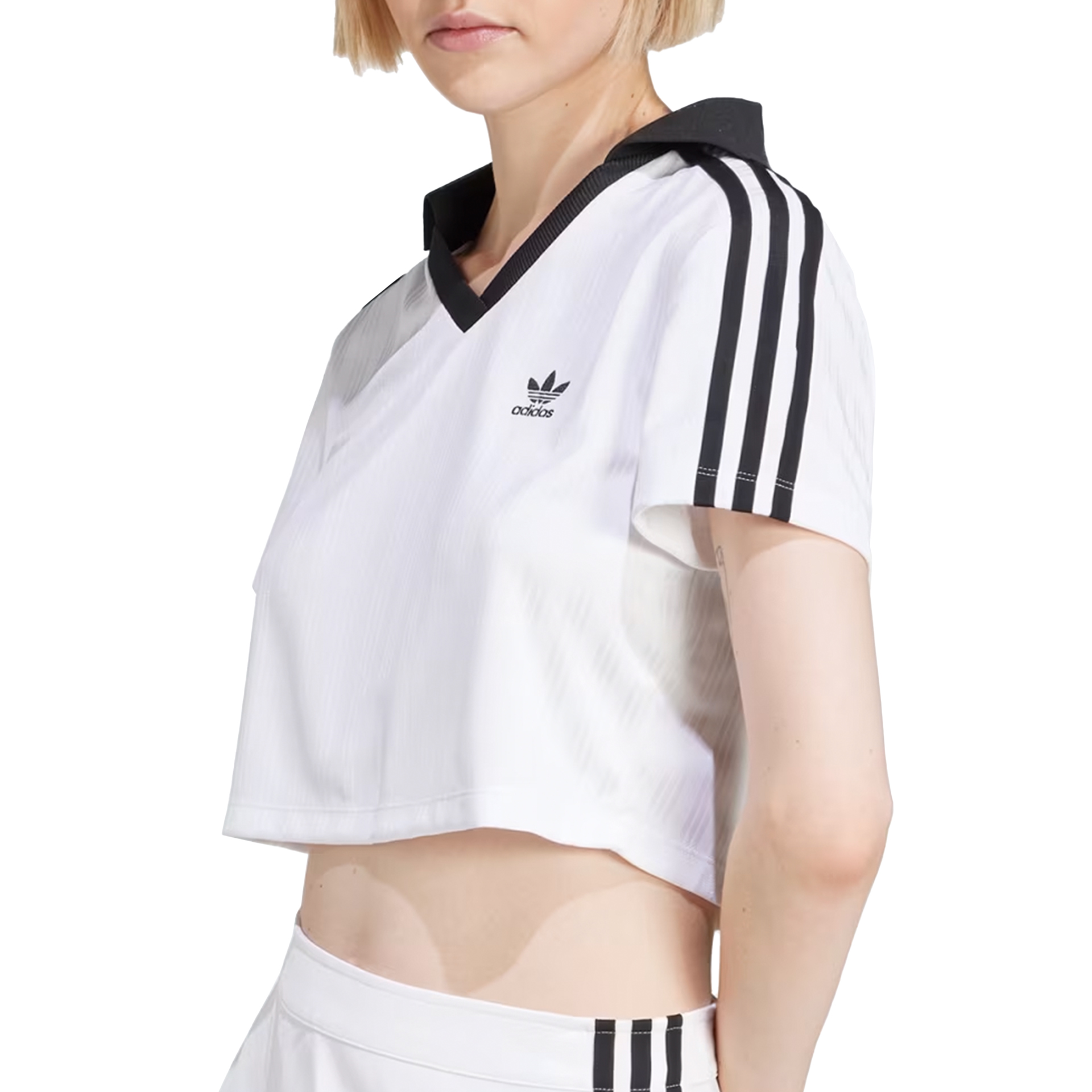 adidas Originals Polo V-Neck White