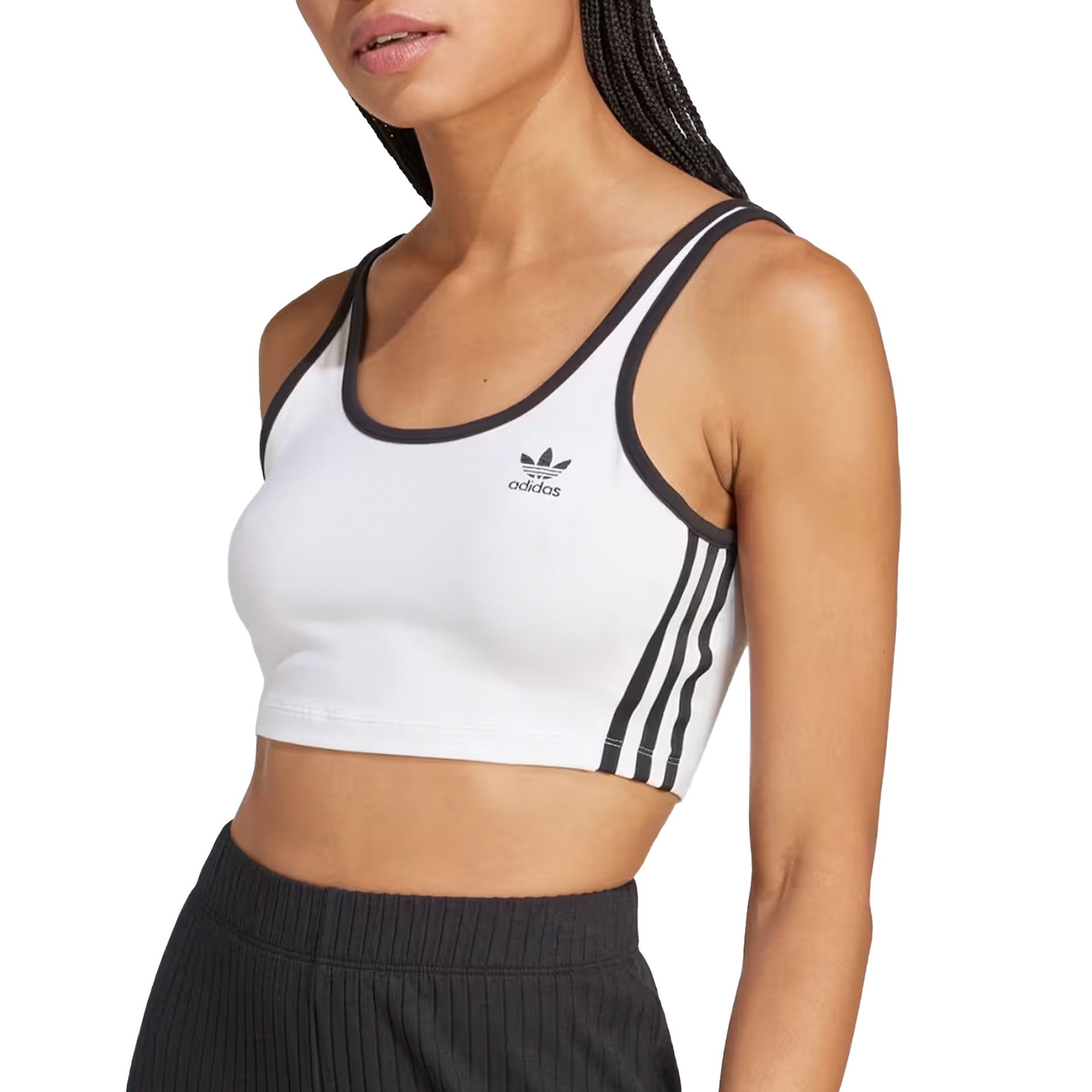adidas Originals Top 3S Bra White / Black