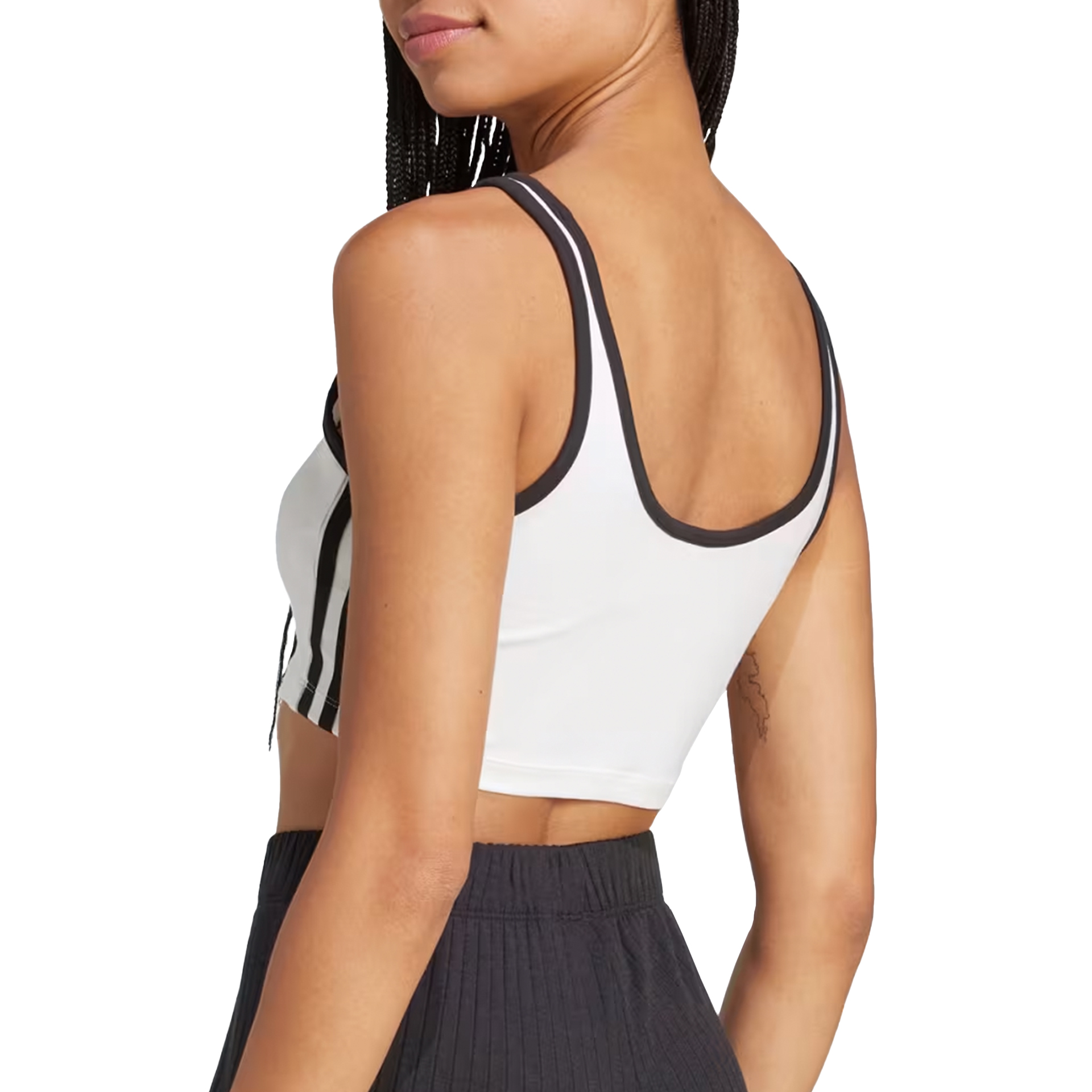 adidas Originals Top 3S Bra White / Black