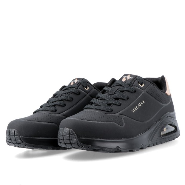 Skechers Uno Gen1  -  Shimmer Away Black