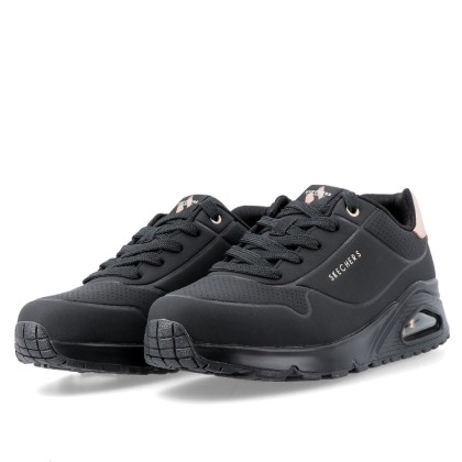 Skechers Uno Gen1  -  Shimmer Away Black Skechers Uno Gen1  -  Shimmer Away Black