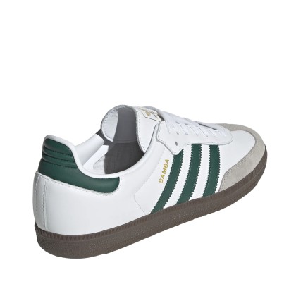 adidas Originals Samba OG Cloud White / Collegiate Green / Clear Granite adidas Originals Samba OG Cloud White / Collegiate Green / Clear Granite