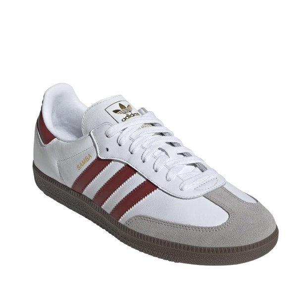 adidas Originals Samba OG Cloud White / Preloved Ruby / Clear Granite