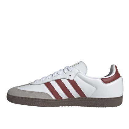 adidas Originals Samba OG Cloud White / Preloved Ruby / Clear Granite adidas Originals Samba OG Cloud White / Preloved Ruby / Clear Granite