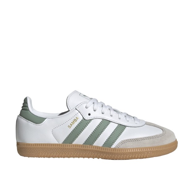 adidas Originals Samba OG J Cloud White / Silver Green / Gum