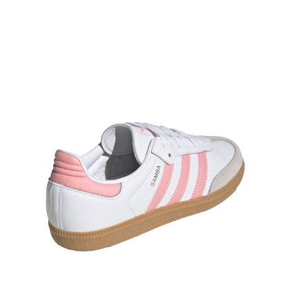 adidas Originals Samba OG J Cloud White / Semi Pink Spark / Gum adidas Originals Samba OG J Cloud White / Semi Pink Spark / Gum