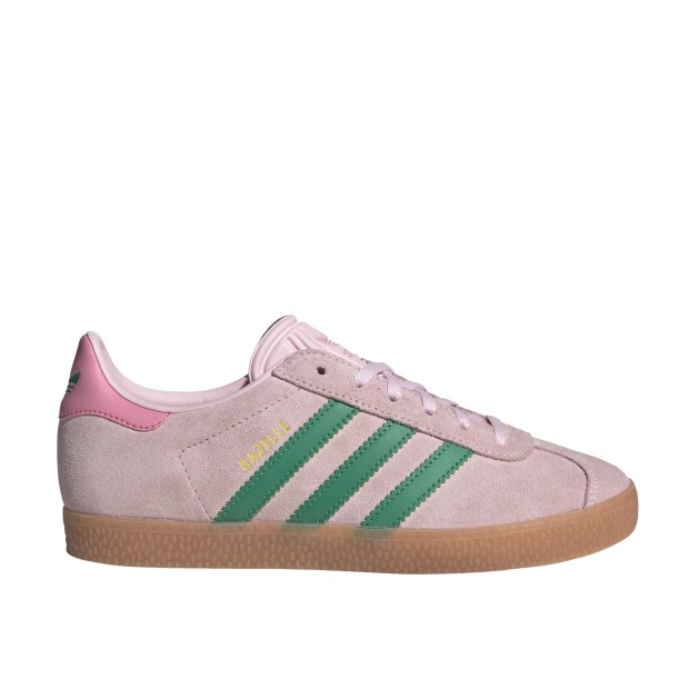 adidas Originals Gazelle J Clear Pink / Court Green / Bliss Pink