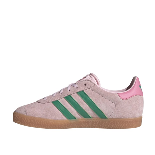 adidas Originals Gazelle J Clear Pink / Court Green / Bliss Pink