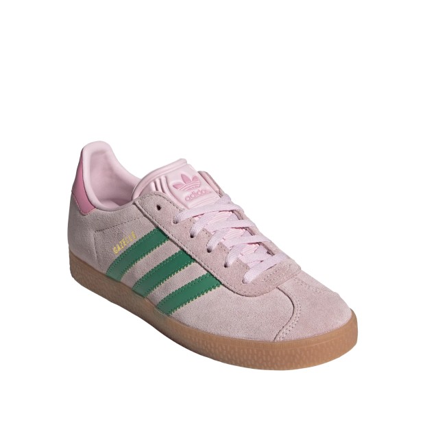 adidas Originals Gazelle J Clear Pink / Court Green / Bliss Pink