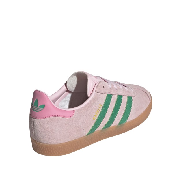 adidas Originals Gazelle J Clear Pink / Court Green / Bliss Pink