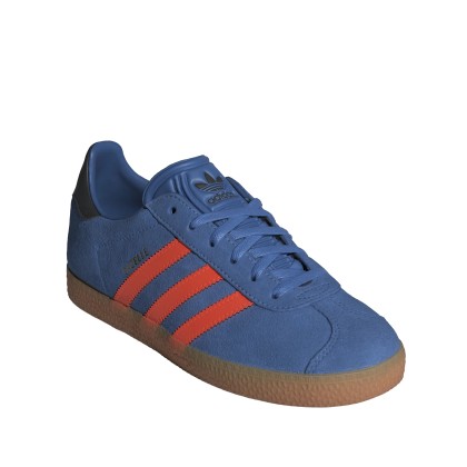 adidas Originals Gazelle J Focus Blue / Solar Orange / Core Black