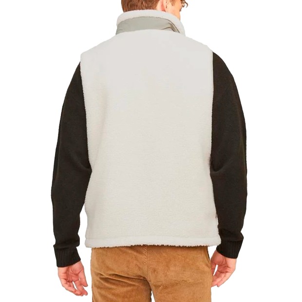 Jack & Jones Jorvesterbro Teddy Bodywarmer Aw24 Noos Clouddancer