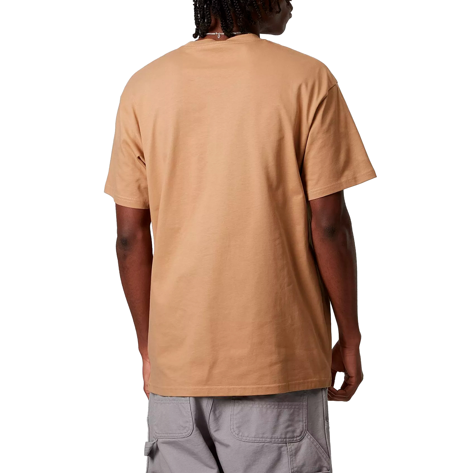 Carhartt Wip T-Shirt Chase Dusty Brown / Gold