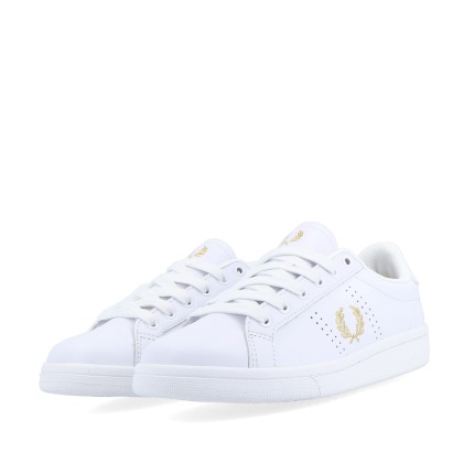 Fred Perry B6312 White M Gold