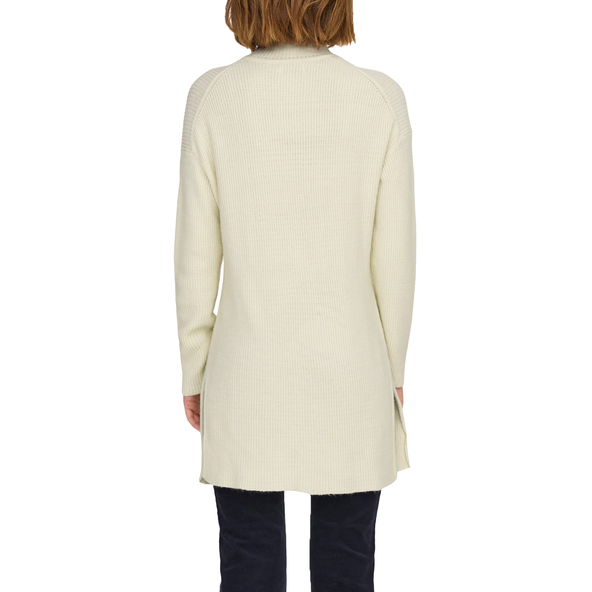 Only Onlkatia Ls Loose Rib High-neck Cc Knt Whitecapgray
