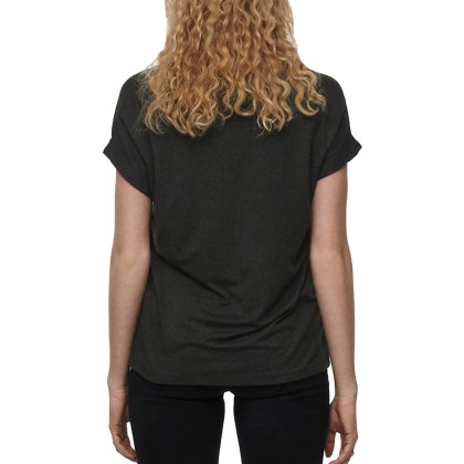 Only Onlmoster S/s O-neck Top Noos Jrs Darkgreymelange