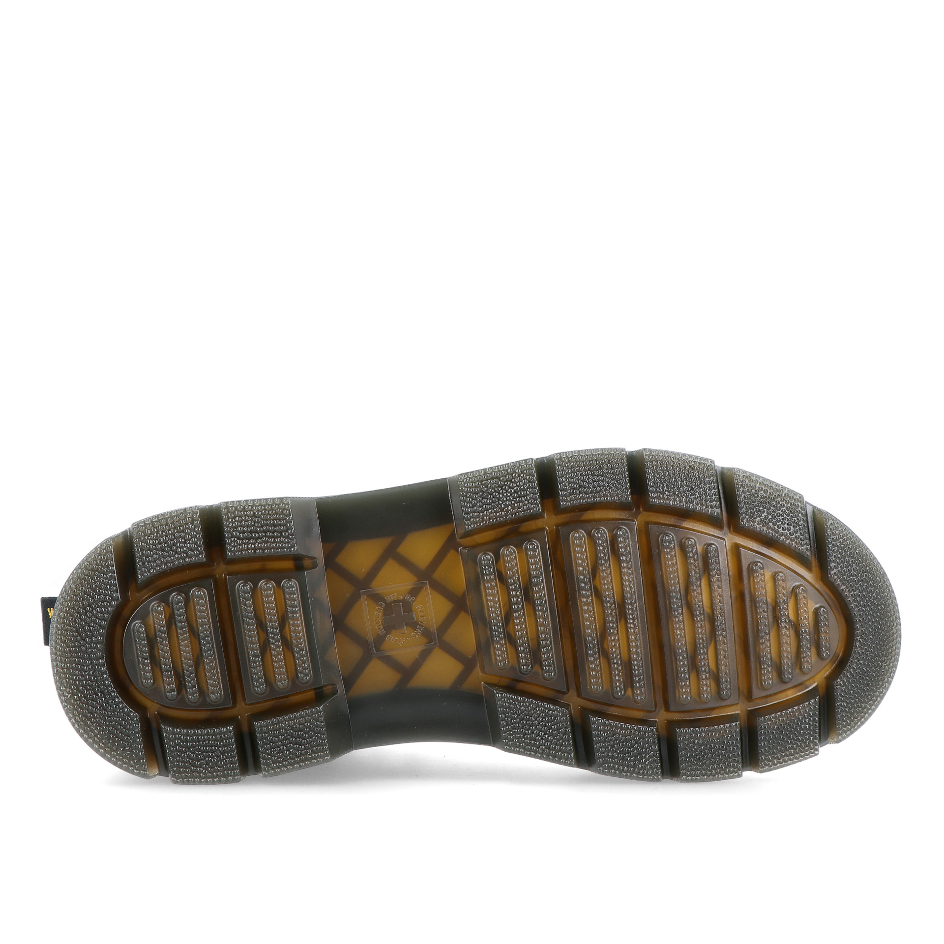 Dr. Martens Combs Tech Leather Dark Brown Crazy Horse+pu