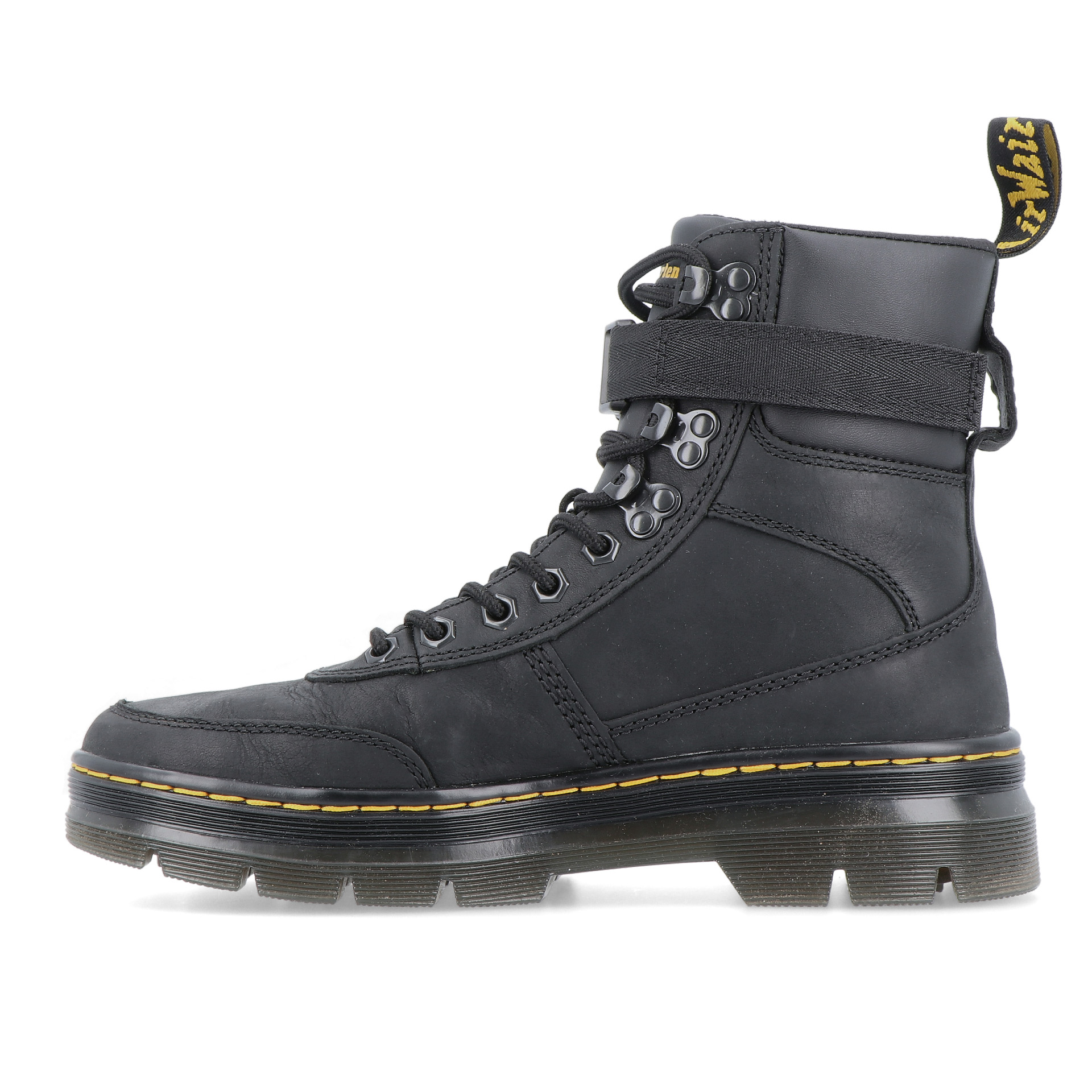 Dr. Martens Combs Tech Leather Black Wyoming+pu