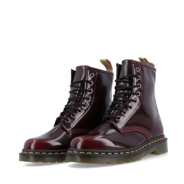 Dr. Martens Vegan 1460 Cherry Red Oxford Rub Off