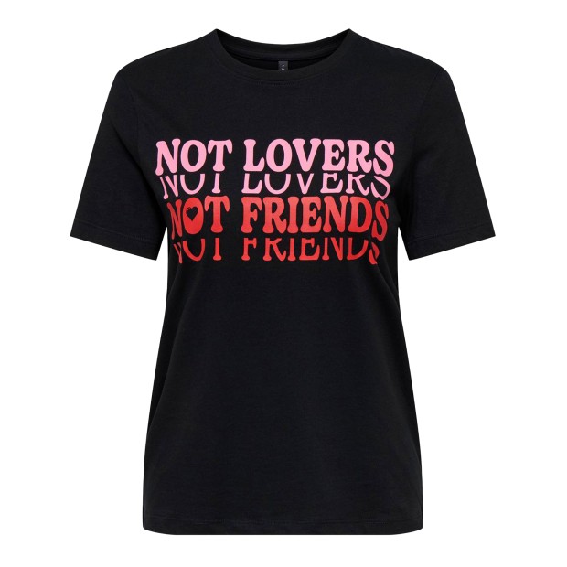 Only Onllotte Life Reg S/s Not Top Box Jrs Black