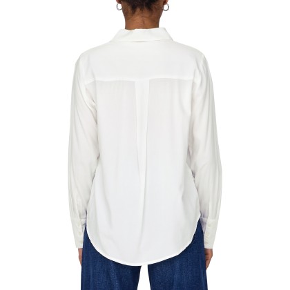 Only  Camisa Berit Life   Wvn Snow White Only  Camisa Berit Life   Wvn Snow White