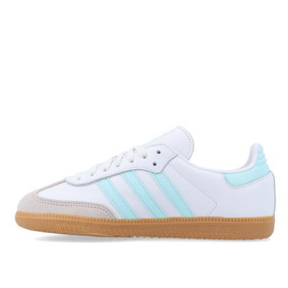 adidas Originals Samba OG J Cloud White / Semi Flash Aqua / Gum adidas Originals Samba OG J Cloud White / Semi Flash Aqua / Gum
