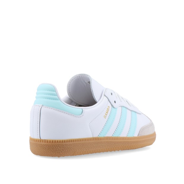 adidas Originals Samba OG J Cloud White / Semi Flash Aqua / Gum