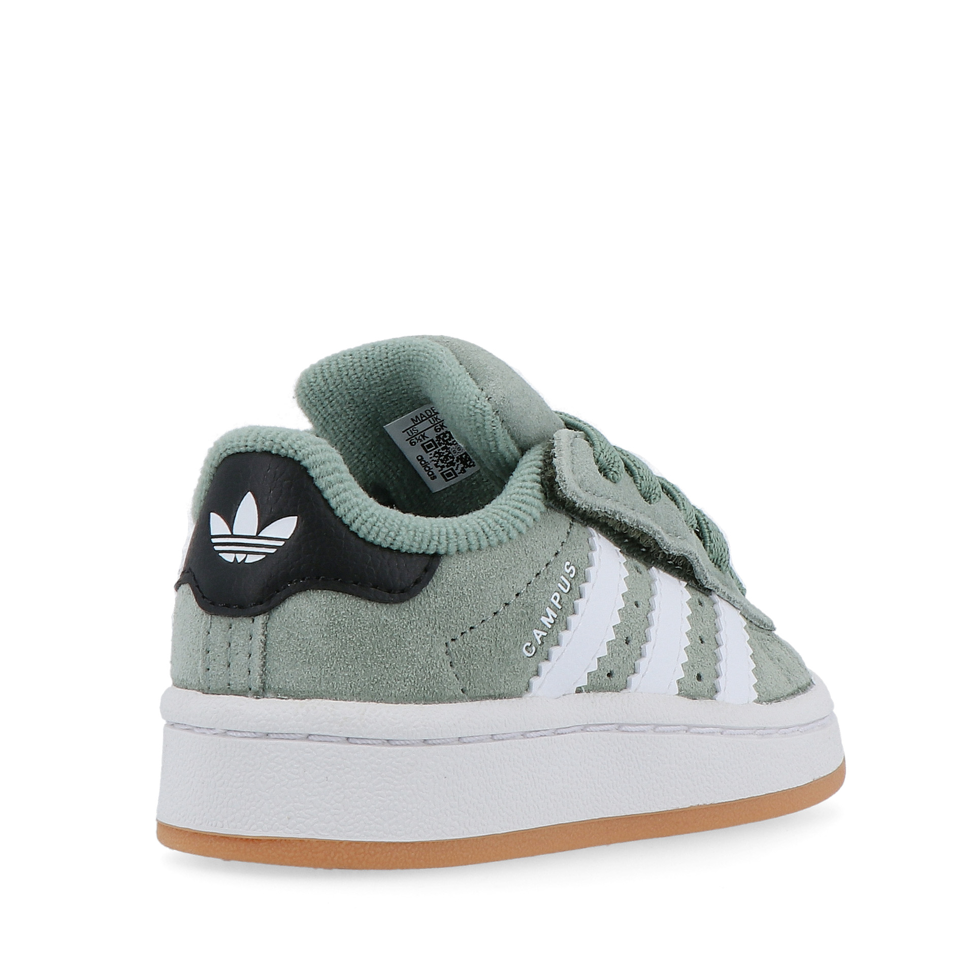 adidas Originals Campus 00S Cf El I Silver Green / Cloud White / Gum