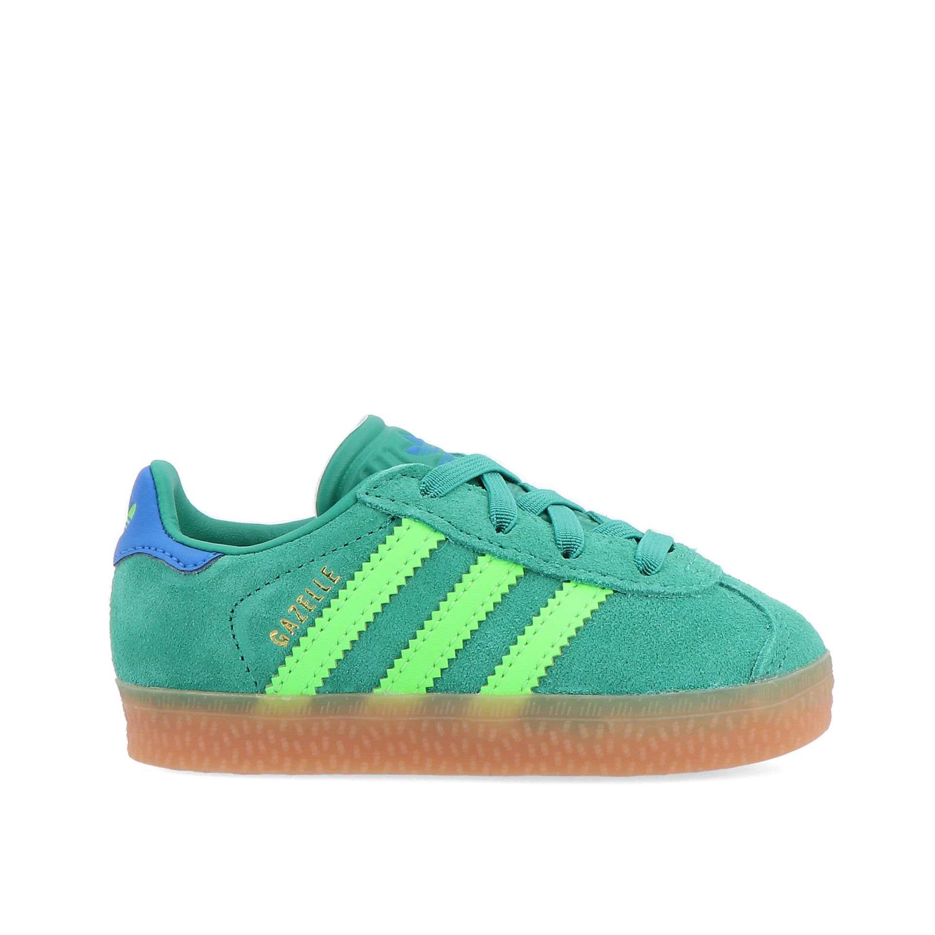 adidas Originals Gazelle Cf El I Semi Court Green / Solar Green / Blue Bird