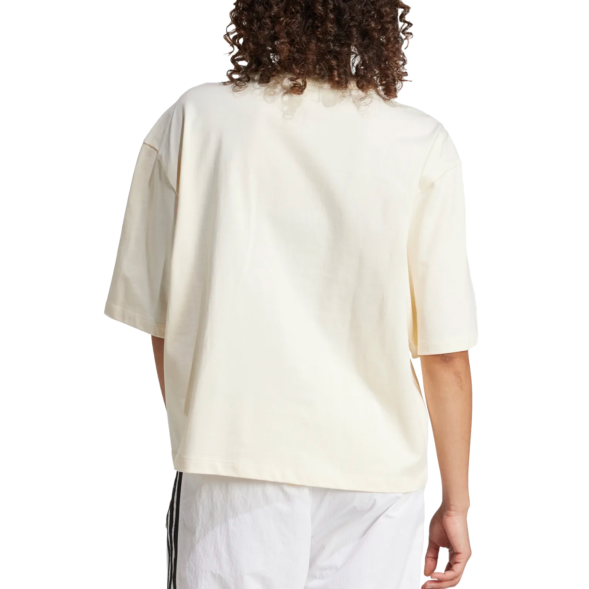 adidas Originals T-Shirt Crop Cream White