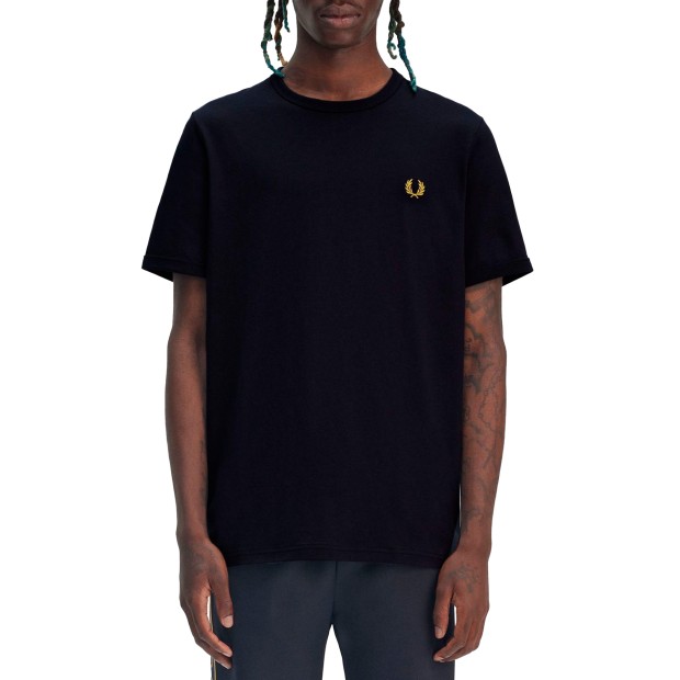 Fred Perry T-shirt Navy/honeycomb