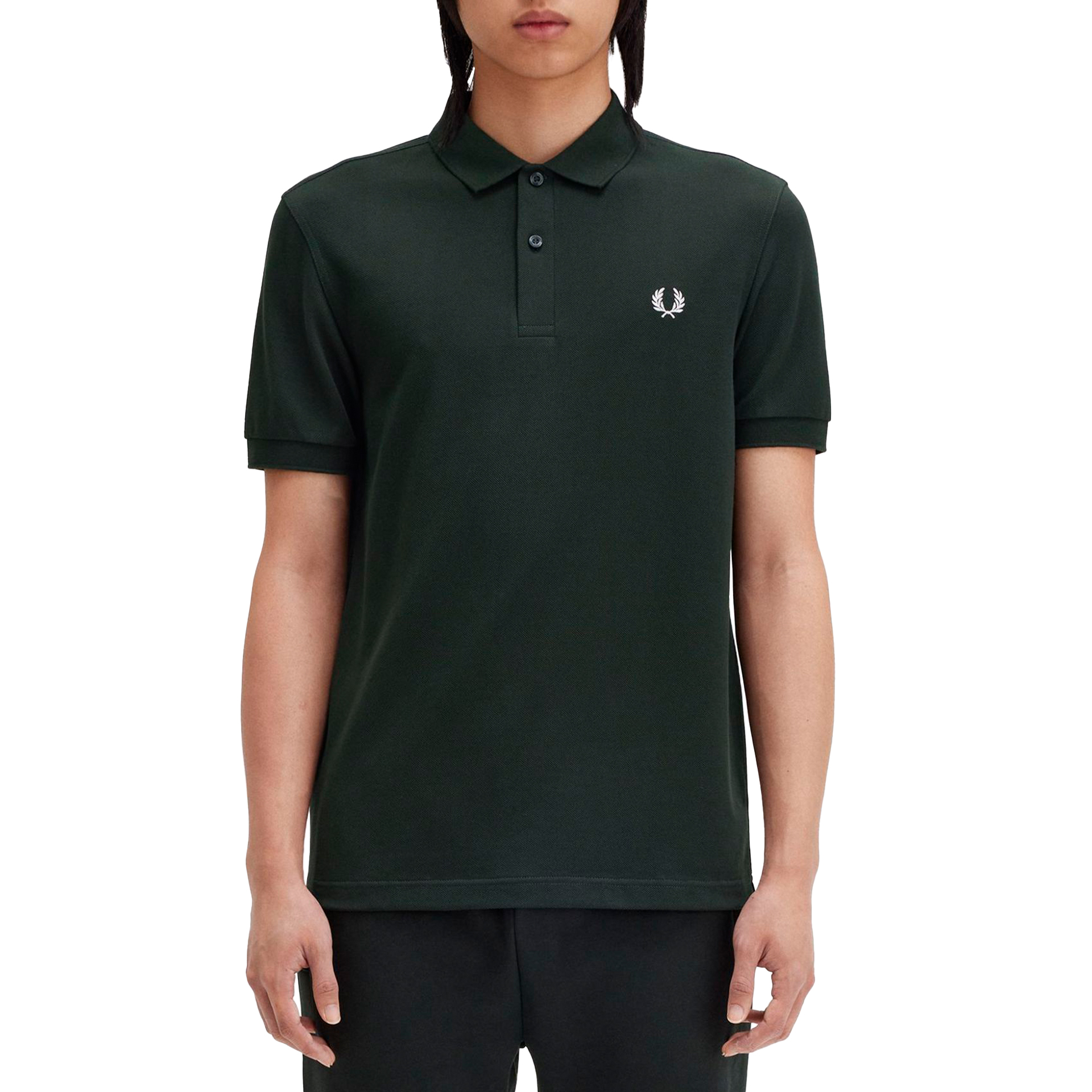 Fred Perry Polo Nightgreen/snwht
