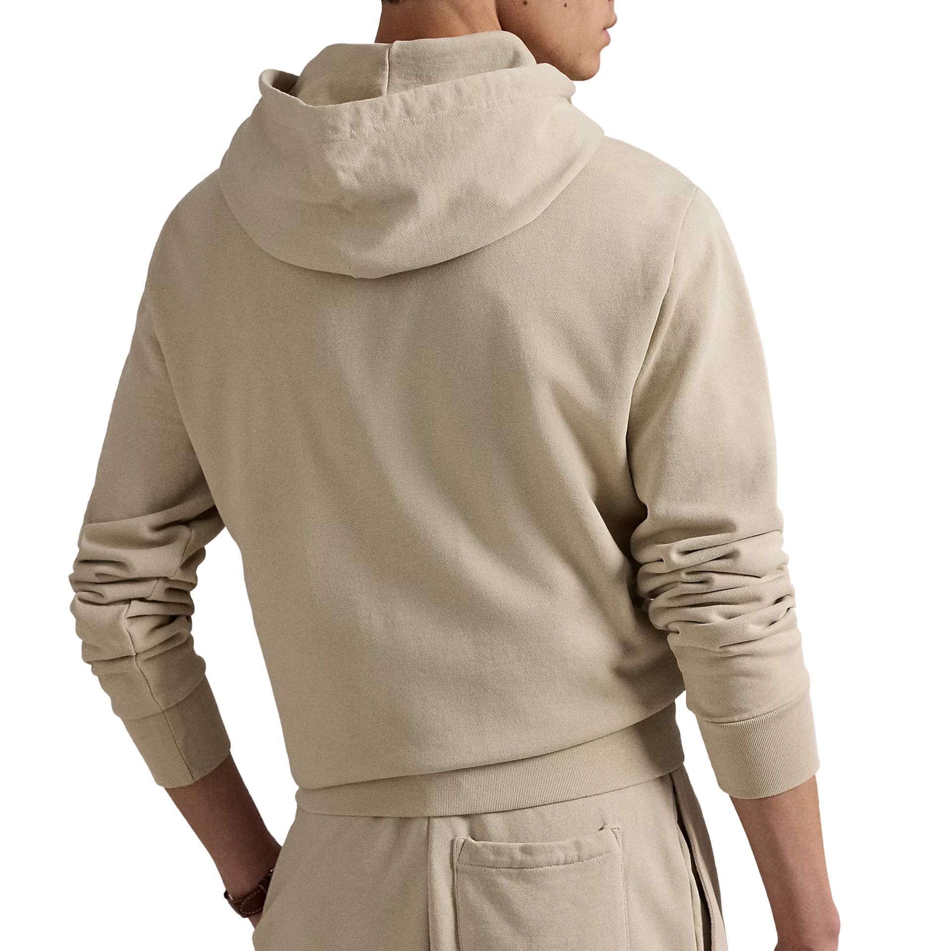 Ralph Lauren Loopback Terry-lsl-sws Stoneware Grey