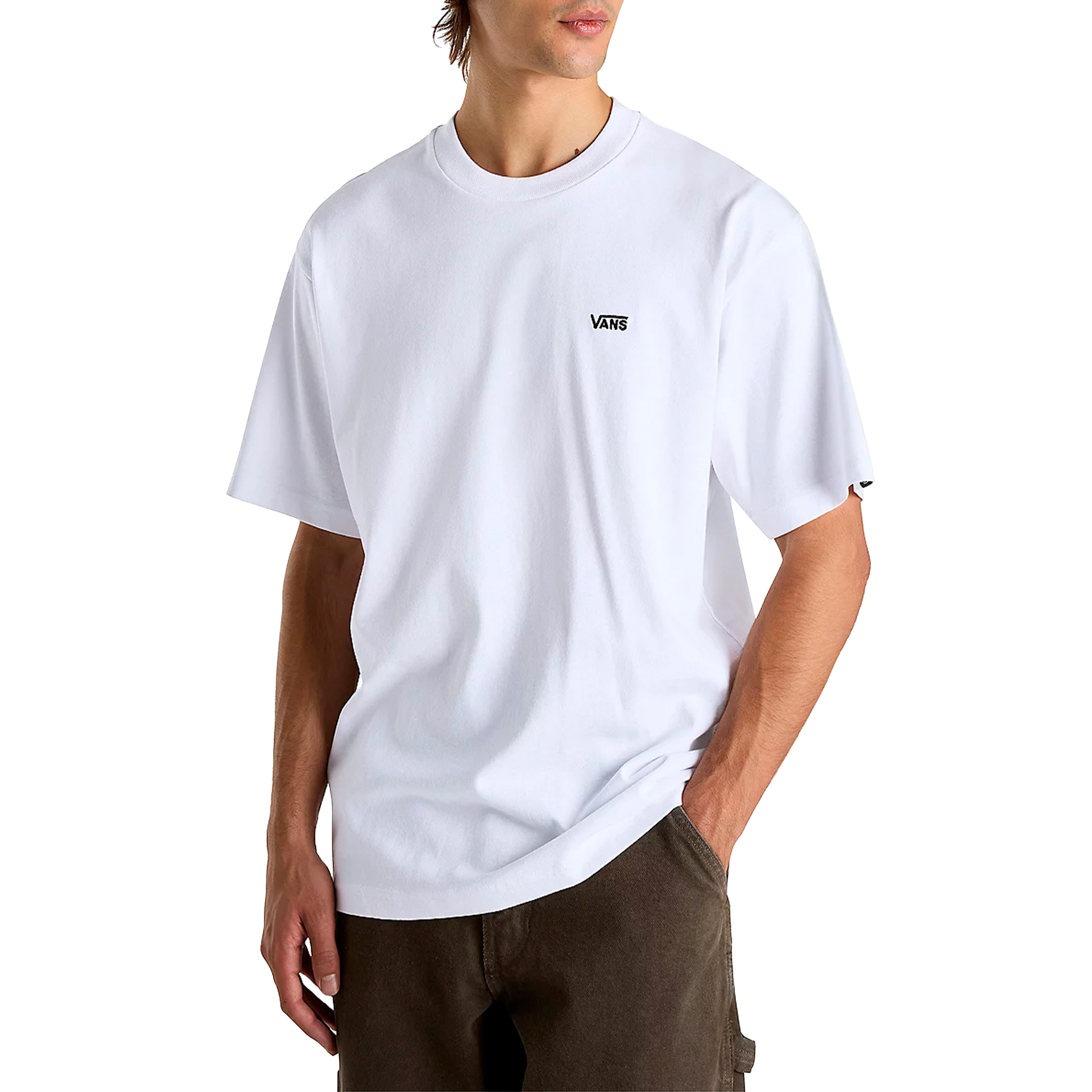 Vans T-shirt Left Chest Ii Loose White
