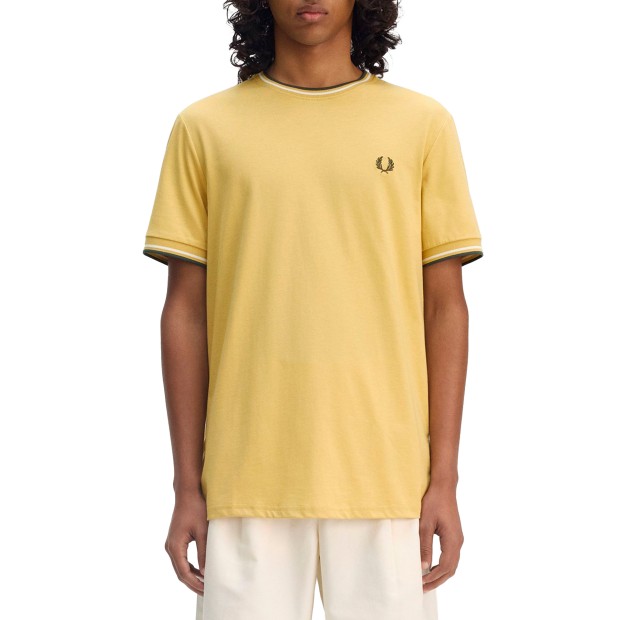 Fred Perry T-shirt Hnycmb/snw/crtgn