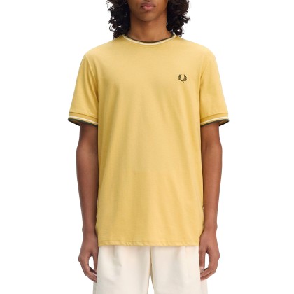 Fred Perry T-shirt Hnycmb/snw/crtgn