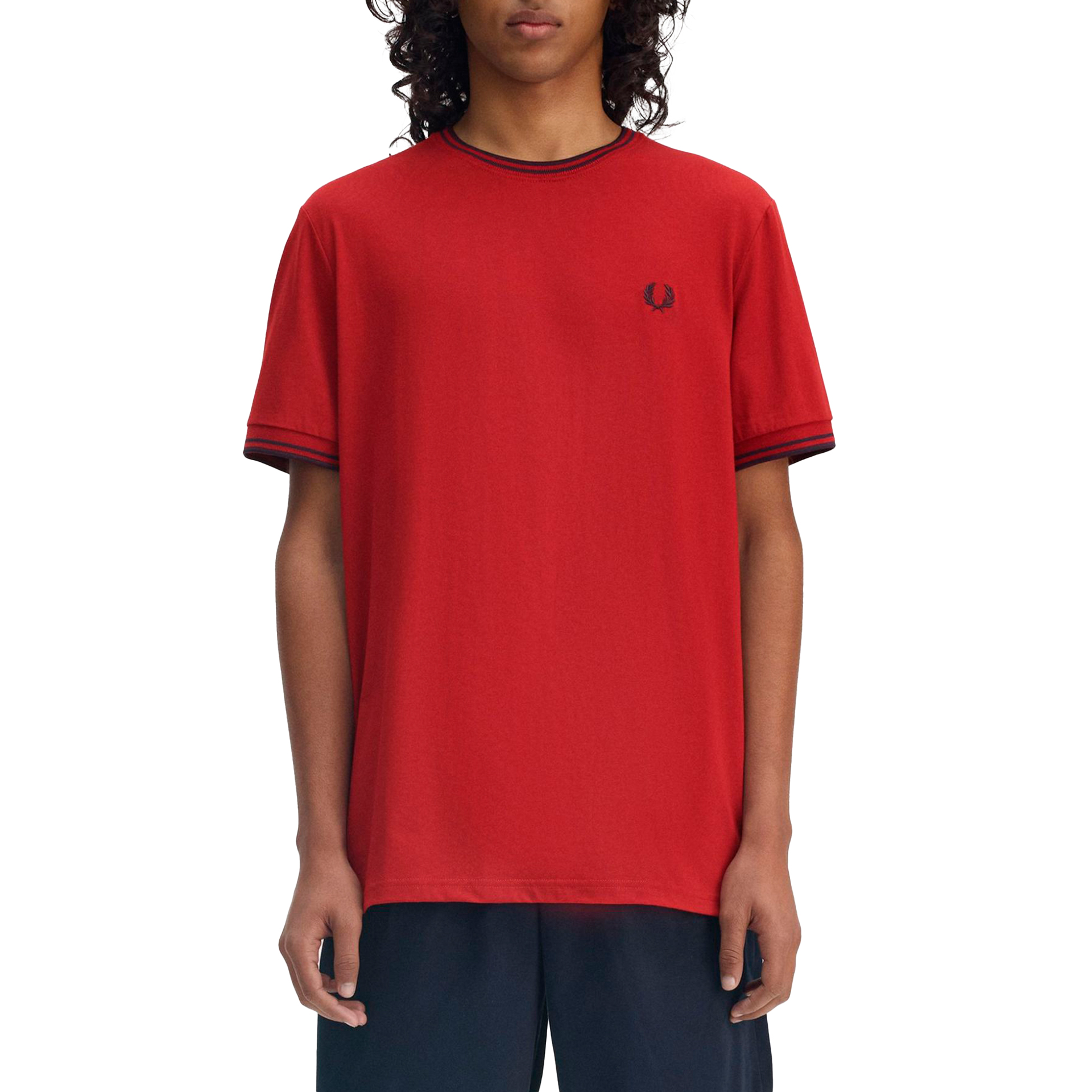 Fred Perry T-shirt Burtn Red/navy