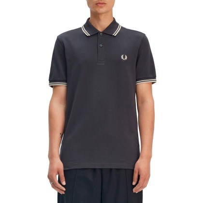 Fred Perry Polo Anchr Gry/oatml