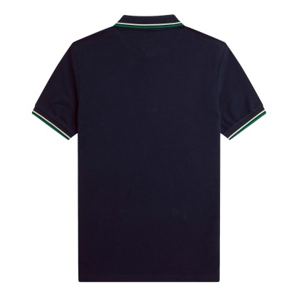 Fred Perry Polo Drkcr/lecr/lblgr