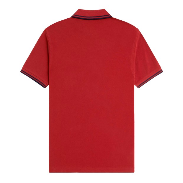 Fred Perry Polo Burtn Red/navy