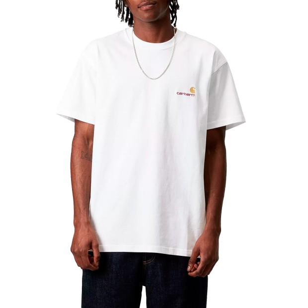 Carhartt Wip T-shirt American Script White