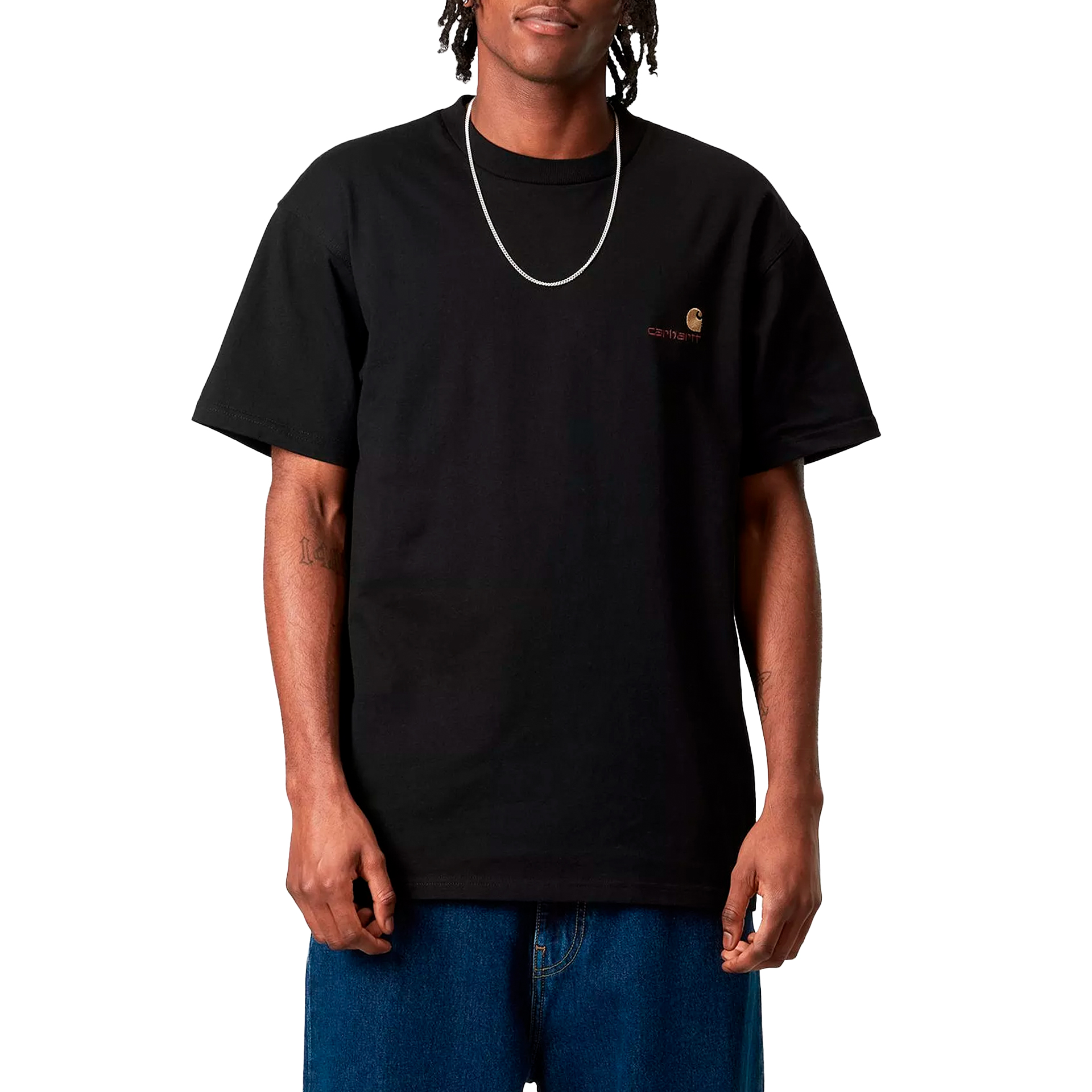 Carhartt Wip T-shirt American Script Black
