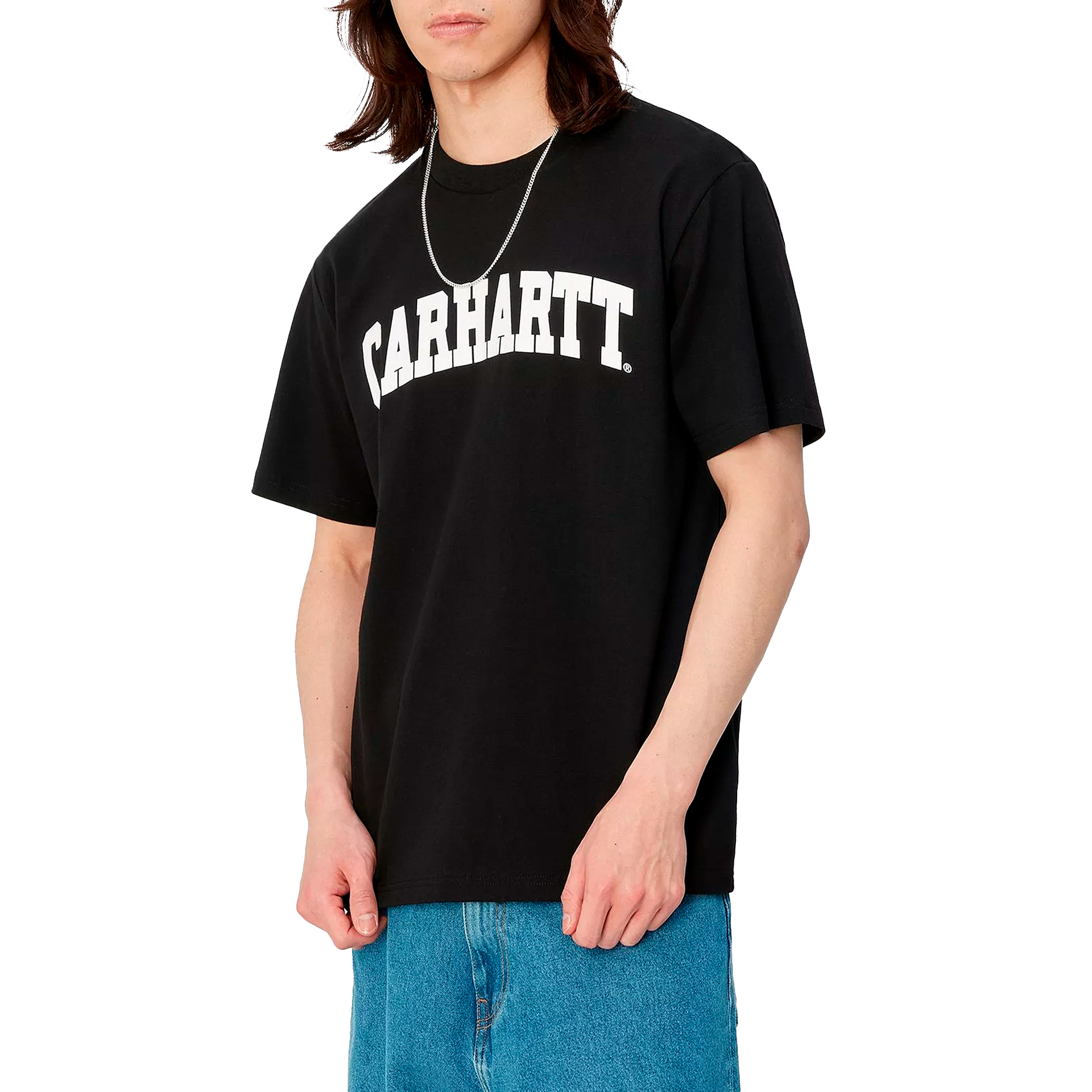 Carhartt Wip S/s University T-shirt Black  White