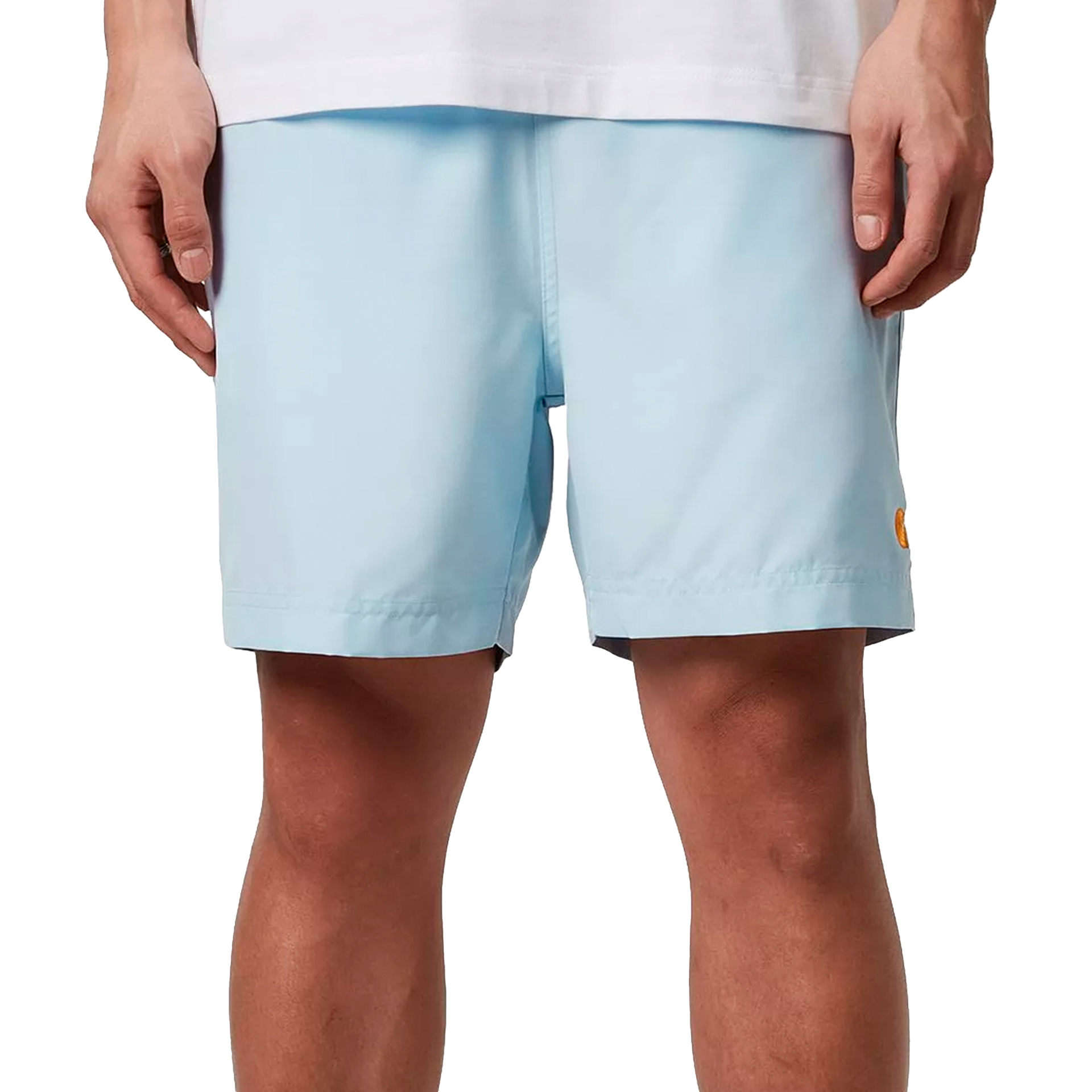 Carhartt Wip Chase Swim Trunks Air Sky Gold